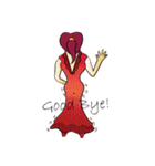 flamenco cute dancer（個別スタンプ：30）