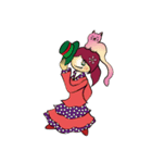 flamenco cute dancer（個別スタンプ：33）
