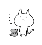 おっとりネコと不機嫌なネズミ（個別スタンプ：21）