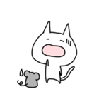 おっとりネコと不機嫌なネズミ（個別スタンプ：28）