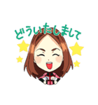 美しすぎるレーサー＠塚本奈々美（個別スタンプ：3）