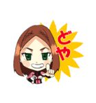 美しすぎるレーサー＠塚本奈々美（個別スタンプ：9）