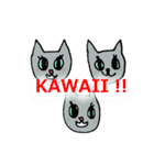 KAWAII ネコ（個別スタンプ：10）