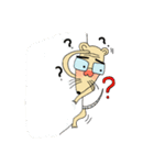 the elderly is young,  and his playmates（個別スタンプ：1）