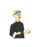 the elderly is young,  and his playmates（個別スタンプ：12）