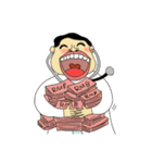 the elderly is young,  and his playmates（個別スタンプ：30）