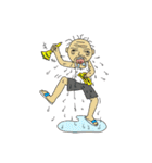 the elderly is young,  and his playmates（個別スタンプ：39）