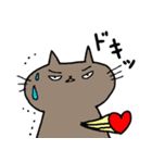 ねこ＆ねこスタンプ（個別スタンプ：21）