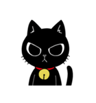 黒猫のタマ（個別スタンプ：1）