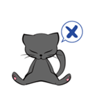 黒猫クロ（個別スタンプ：2）