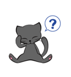 黒猫クロ（個別スタンプ：4）