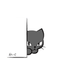 黒猫クロ（個別スタンプ：33）