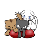 黒猫クロ（個別スタンプ：40）