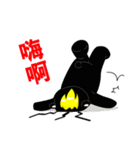 黒いクマアニキ（個別スタンプ：4）