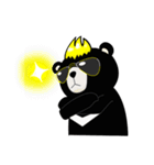 黒いクマアニキ（個別スタンプ：5）