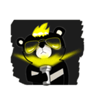 黒いクマアニキ（個別スタンプ：9）
