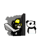 黒いクマアニキ（個別スタンプ：10）