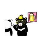 黒いクマアニキ（個別スタンプ：17）