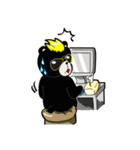 黒いクマアニキ（個別スタンプ：31）