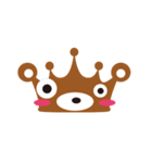 クラウンベア（個別スタンプ：3）