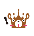 クラウンベア（個別スタンプ：6）