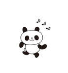 シンプル無表情パンダ（個別スタンプ：14）