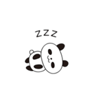 シンプル無表情パンダ（個別スタンプ：37）