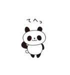 シンプル無表情パンダ（個別スタンプ：38）