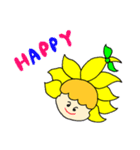 ひまわり ちいちゃん（個別スタンプ：3）