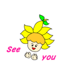 ひまわり ちいちゃん（個別スタンプ：4）