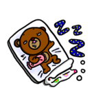 シロ目のベア子。（個別スタンプ：9）