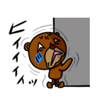 シロ目のベア子。（個別スタンプ：33）
