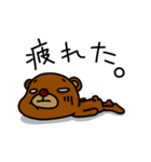 シロ目のベア子。（個別スタンプ：39）