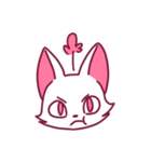 しろねこカラフル（個別スタンプ：2）