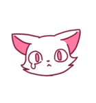 しろねこカラフル（個別スタンプ：4）