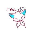 しろねこカラフル（個別スタンプ：26）