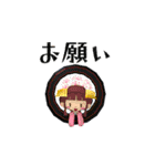 アタマでっかち 角・忍者 とその仲間（個別スタンプ：17）