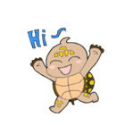 The cute tortoise（個別スタンプ：1）