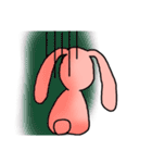 Pink Grumpy Rabbit（個別スタンプ：3）