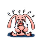 Pink Grumpy Rabbit（個別スタンプ：9）