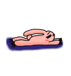 Pink Grumpy Rabbit（個別スタンプ：10）