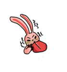 Pink Grumpy Rabbit（個別スタンプ：16）