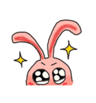 Pink Grumpy Rabbit（個別スタンプ：20）