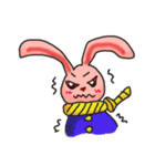 Pink Grumpy Rabbit（個別スタンプ：24）