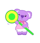 Purple Koala（個別スタンプ：1）