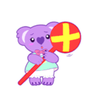 Purple Koala（個別スタンプ：4）