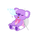 Purple Koala（個別スタンプ：9）