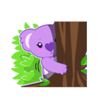 Purple Koala（個別スタンプ：24）