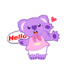 Purple Koala（個別スタンプ：31）
