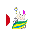 バランスボールでダイエット（個別スタンプ：39）